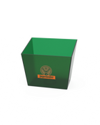 Bottiglia verde per il servizio con logo Jägermeister 