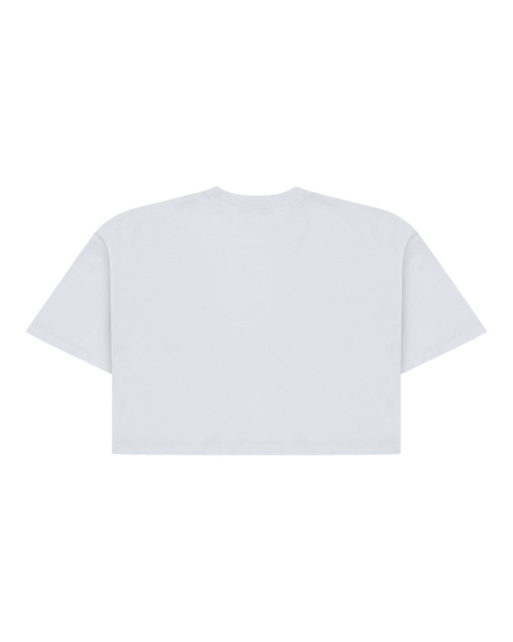 Cropped tee bianca Jägermeister dal retro.