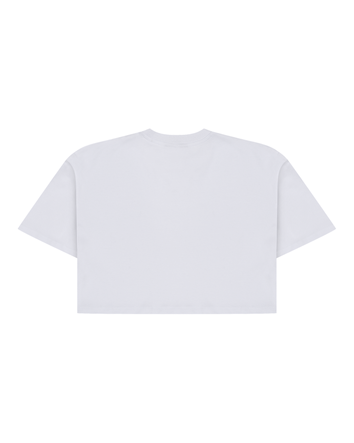 Cropped tee bianca Jägermeister dal retro.