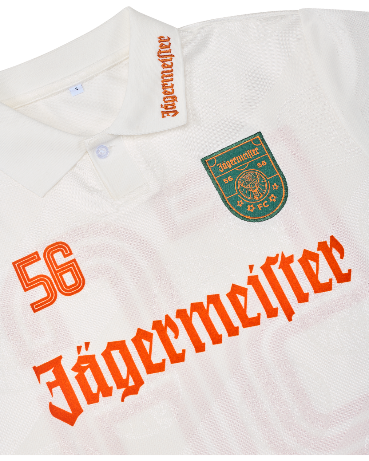 Jersey bianca con branding Jägermeister