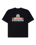 T-shirt nera con logo Jägermeister Racing Team sul retro.