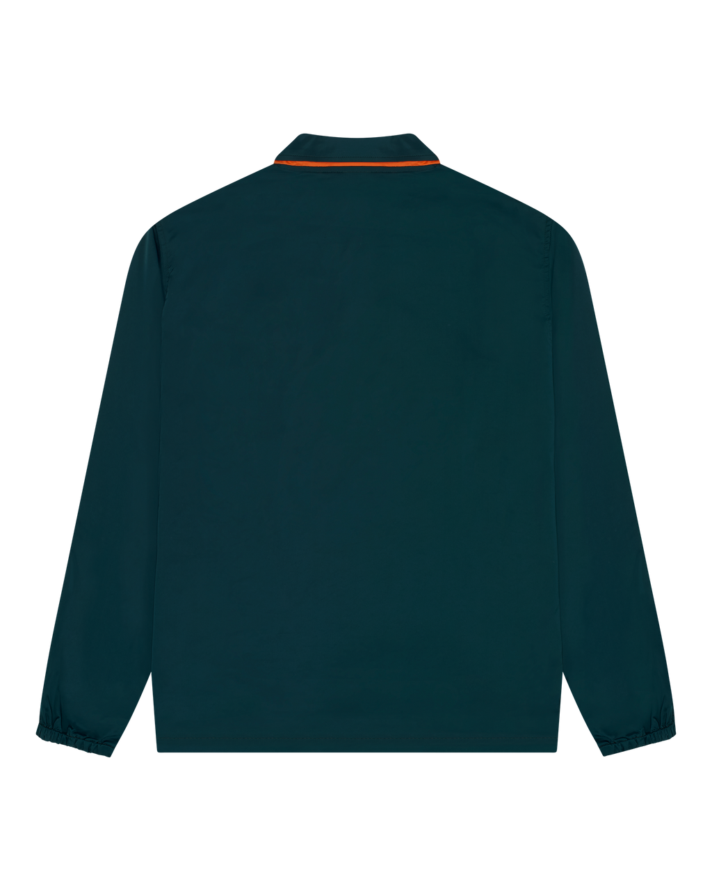 Giacca reversibile Jägermeister vista da dietro. È visibile il lato verde.