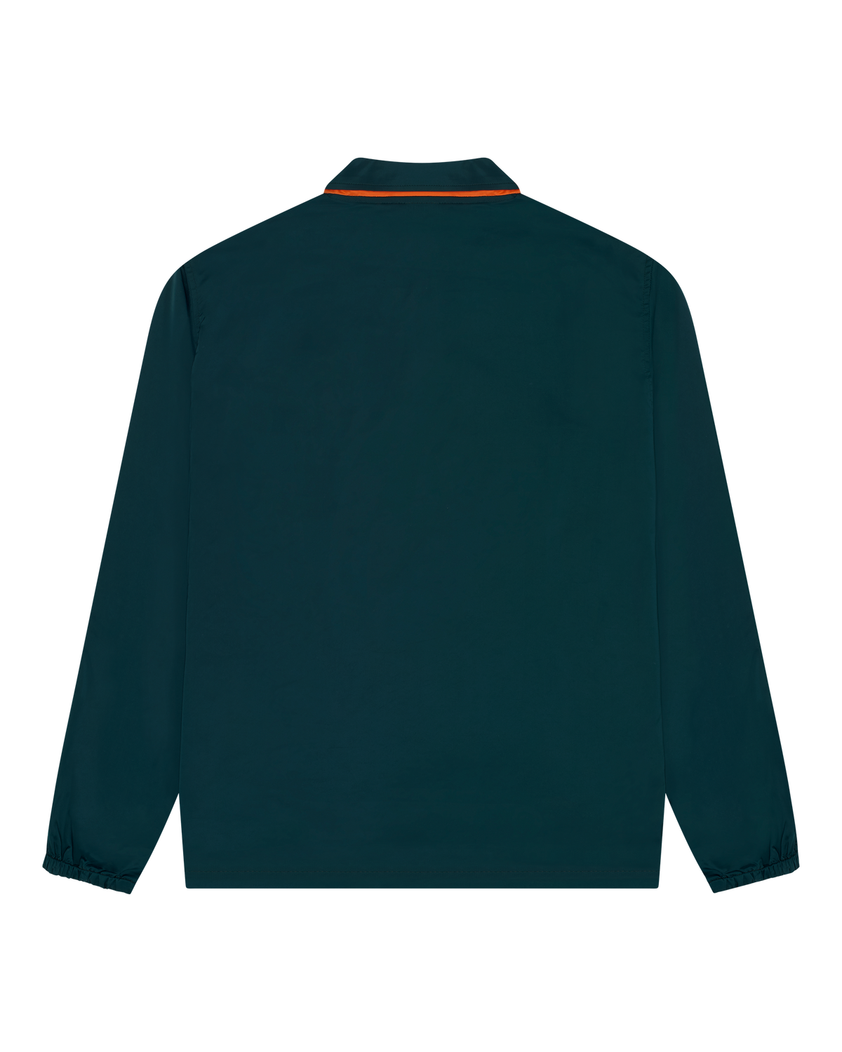 Giacca reversibile Jägermeister vista da dietro. È visibile il lato verde.