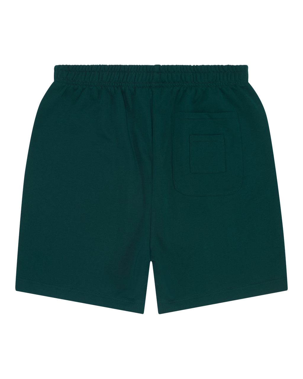 Pantaloncini verde scuro Jägermeister con tasca posteriore.