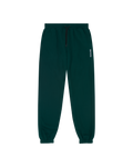 Pantaloni della tuta Jägermeister verde scuro con piccolo logo bianco.