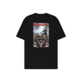 T-shirt nera con grafica tradizionale Jägermeister sul retro